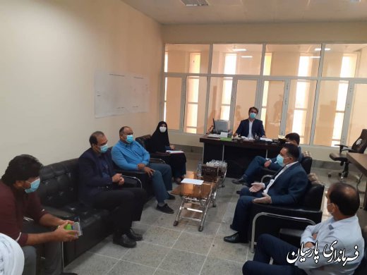 جلسه انجمن کتابخانه های عمومی به ریاست مهندس رحیمی معاون سیاسی ،امنیتی و اجتماعی فرمانداری پارسیان برگزار گردید