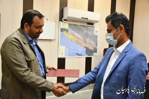 مسعود پلنگى به عنوان مدیر جهادکشاورزی شهرستان پارسيان منصوب شد