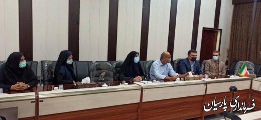 جلسه عفاف و حجاب به ریاست مهندس فرهنگ سالمی فرماندار پارسیان برگزار شد