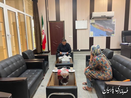 طبق روال سه‌شنبه هر هفته؛ ملاقات مردمی مهندس فرهنگ سالمی فرماندار پارسیان با مردم انجام شد