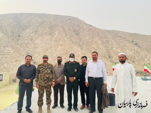 افتتاح مخزن ۱۰۰۰ متر مکعبی خیرساز بوچیر با حضور مهندس فرهنگ سالمی فرماندار شهرستان پارسیان