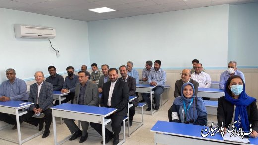 افتتاح مدرسه مشارکتی دوازده کلاسه کمیساریای عالی پناهندگان در پارسیان با حضور فرماندار شهرستان پارسيان