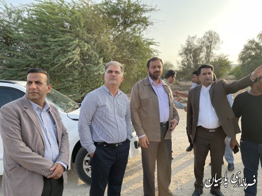 بازدید دوره‌ای مهندس فرهنگ سالمی فرماندار شهرستان پارسیان از روستای سروباش انجام شد
