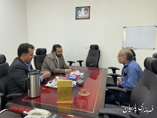 دیدار مهندس فرهنگ سالمی فرماندار شهرستان پارسیان با اعضای شورای شهر پارسیان